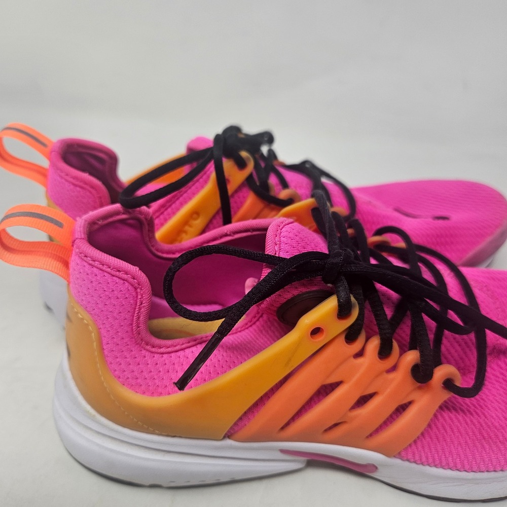 Nike Air Presto Hyper Pink Orange Womens Running Shoes 878068-607 Size 8 - Picture 6 of 8